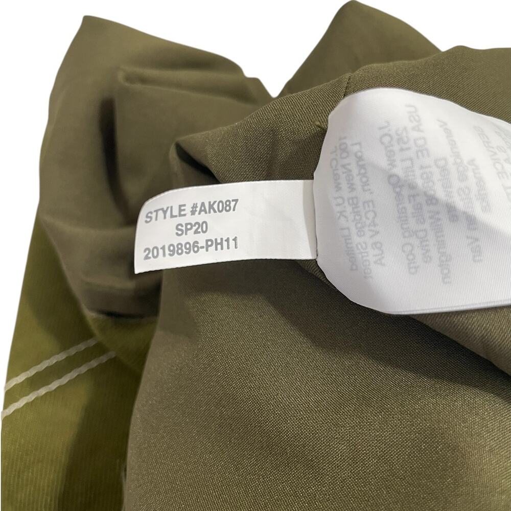 J.Crew Linen Blend Button Front A-Line Skirt Green Sz 6T Classic Preppy Chic - Picture 13 of 13